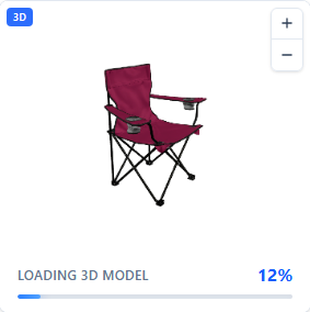 Folding Chair With Carrying Bag in Maroon